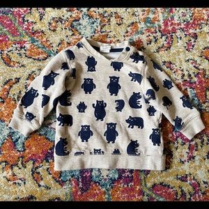 H&M bear sweatshirt
